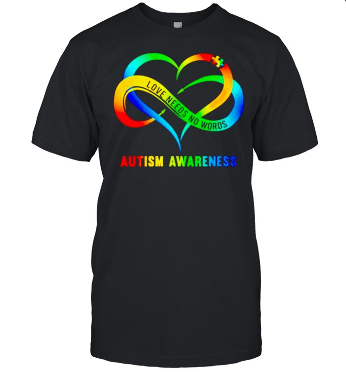 Autism Awareness love need no words shirt Classic Men's T-shirt