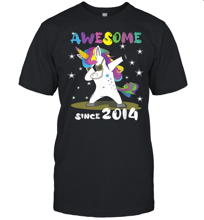 Awesome legendary unicorn design since 2014 shirt Classic Men's T-shirt