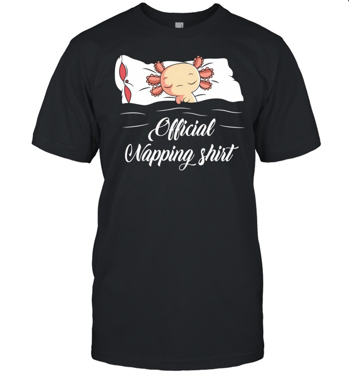 Sleeping Axolotl Pyjamas Axolotl Official Napping shirt Classic Men's T-shirt