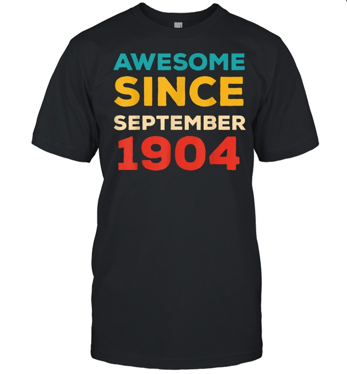 Awesome Since 1904 117th Birthday Retro shirt Classic Men's T-shirt