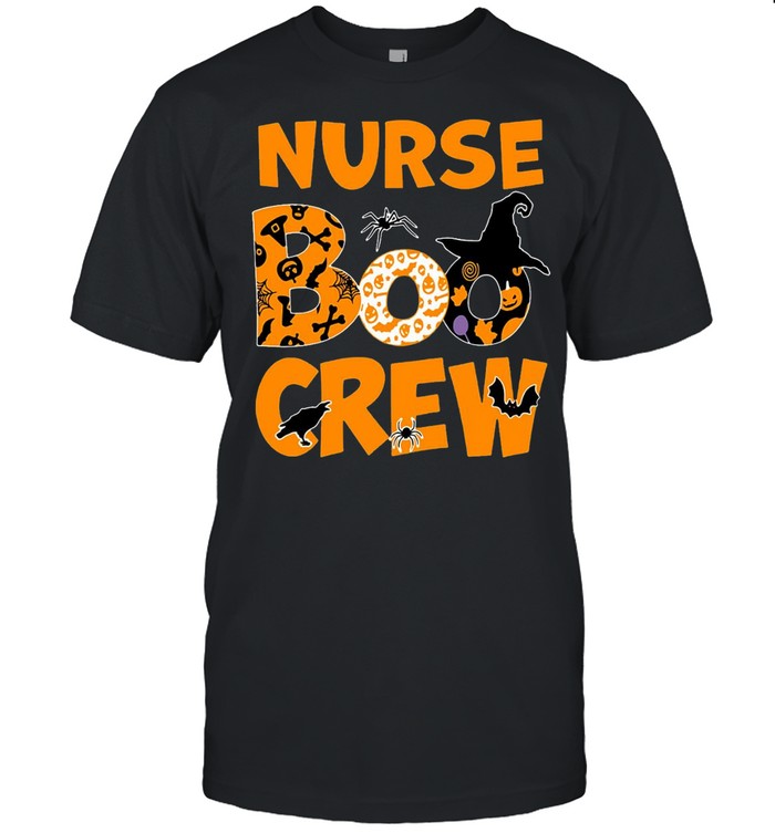 Halloween Nurse Boo Crew Witch T-shirt Classic Men's T-shirt