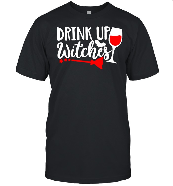 Drink Up Witches Wine Halloween T-shirt Classic Men's T-shirt
