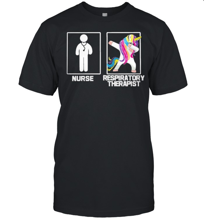 Nurse Respiratory Therapist Unicorn Dabbing shirt Classic Men's T-shirt
