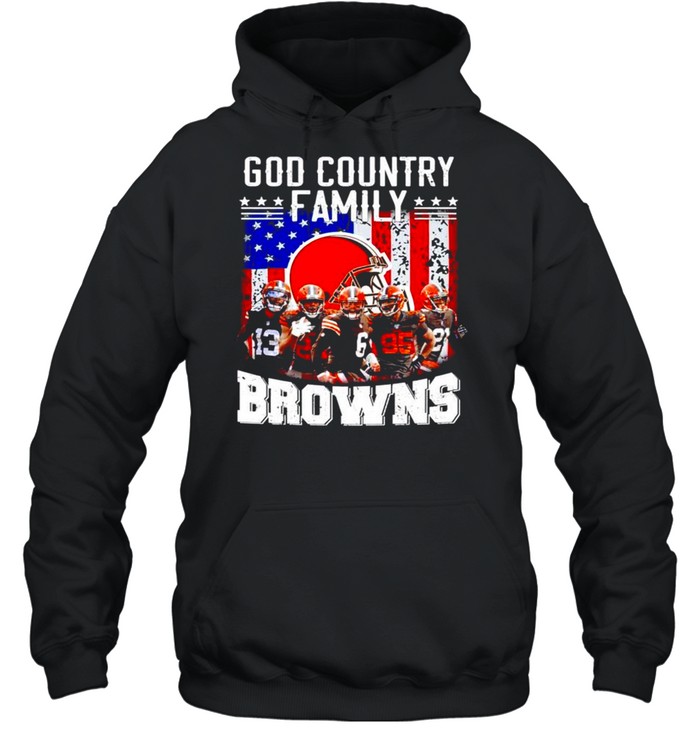 God country Family Cleveland Browns T-shirt, hoodie, sweater, long