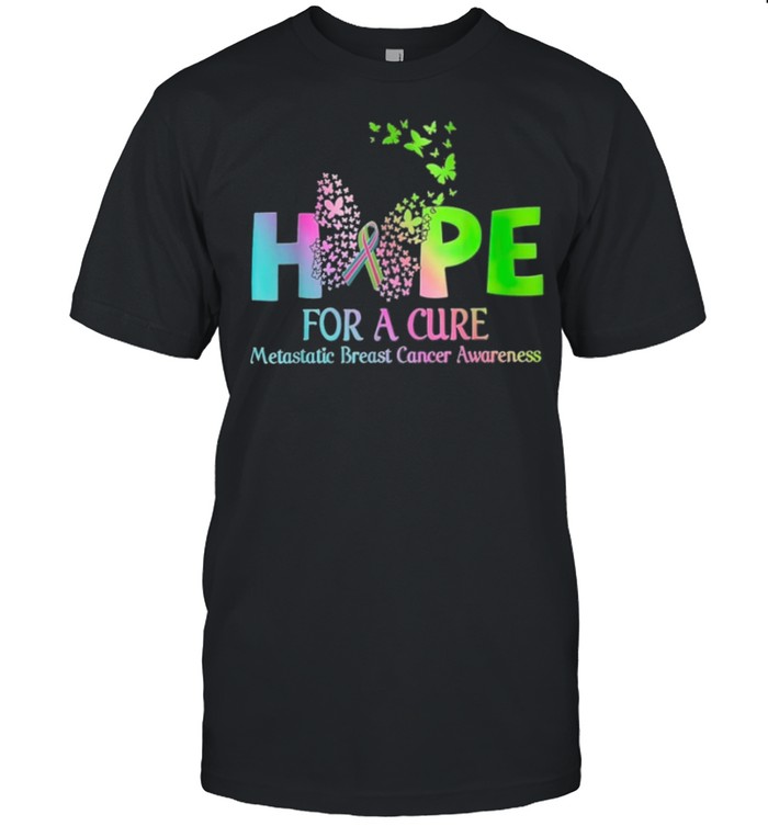 Hope For A Cure Metastatic Breast Cancer Awareness shirt Classic Men's T-shirt