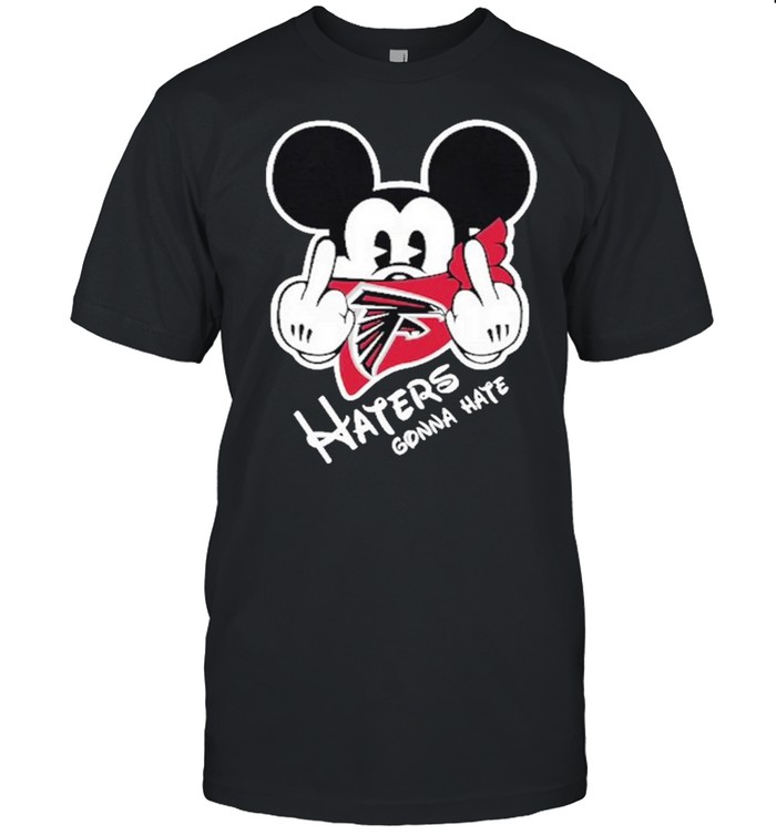 Mickey haters gonna atlanta american football team shirt Classic Men's T-shirt