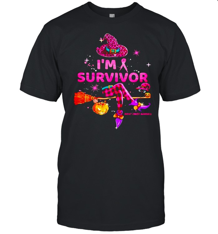 Witch I’m survivor Breast Cancer Awareness shirt Classic Men's T-shirt