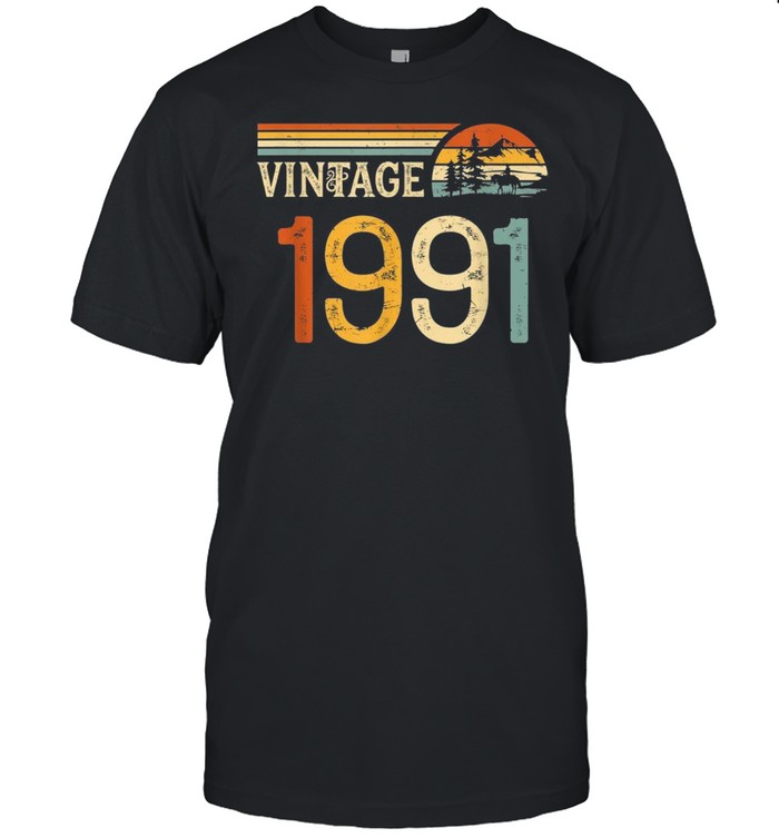 29 Years Old Vintage 1991 Retro 29th Birthday shirt Classic Men's T-shirt