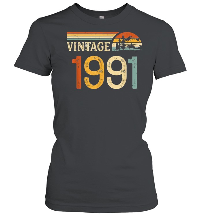 29 Years Old Vintage 1991 Retro 29th Birthday shirt Classic Women's T-shirt