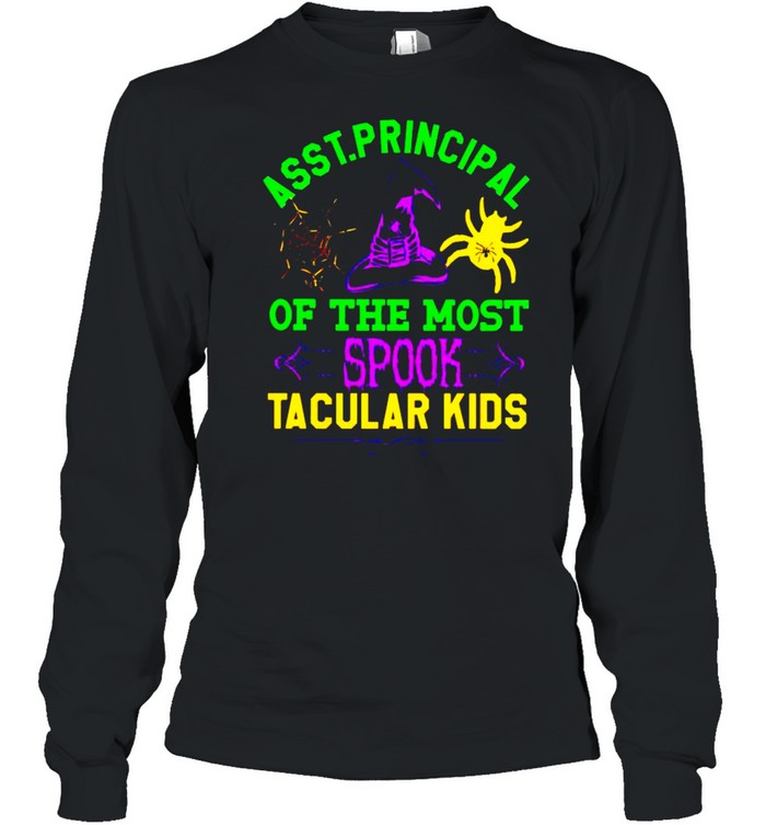 Asst principal of the most spooktacular kids shirt Long Sleeved T-shirt