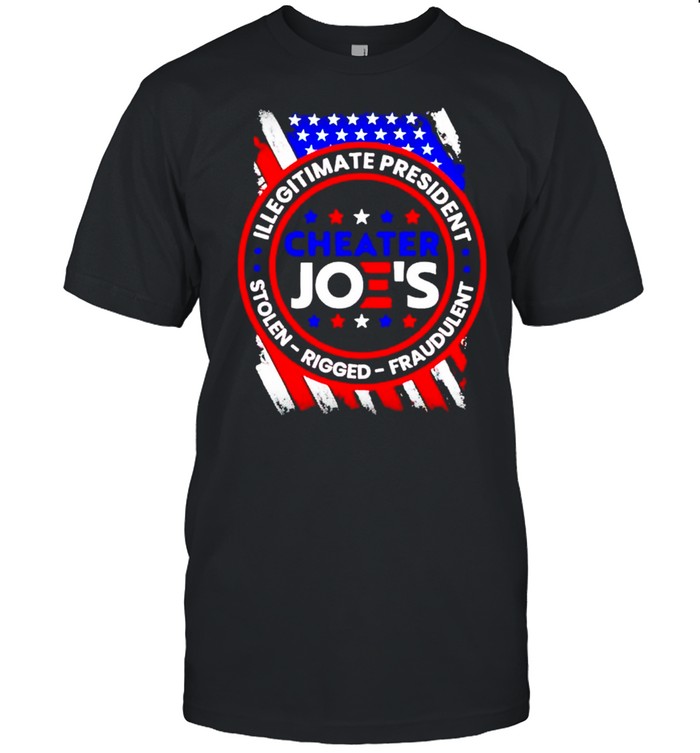 Cheater Joe’s illegitimate president stolen rigged fraudulent shirt Classic Men's T-shirt