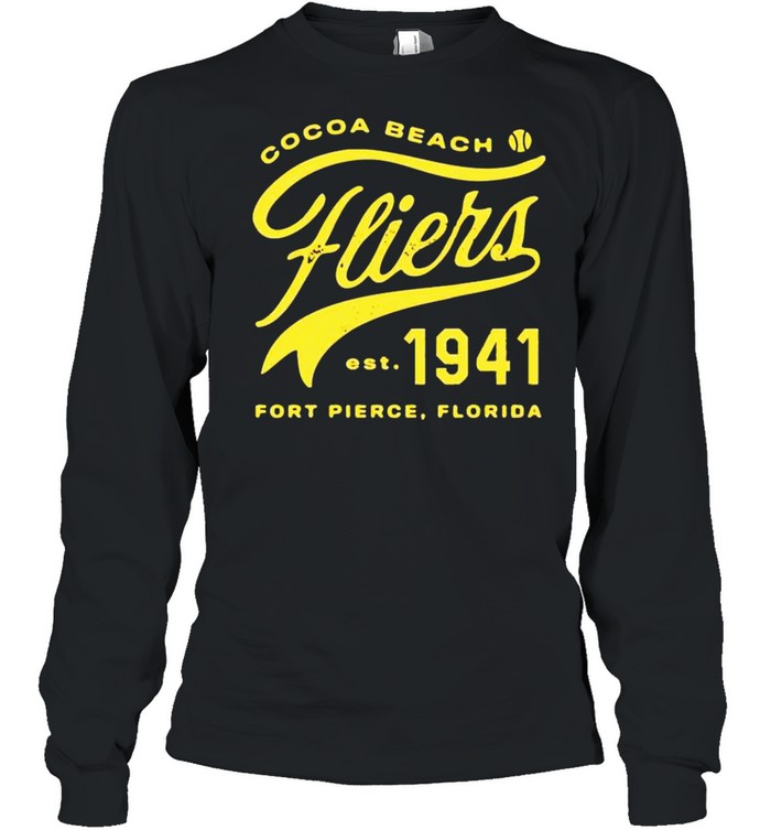 Cocoa beach fliers est 1941 shirt Long Sleeved T-shirt