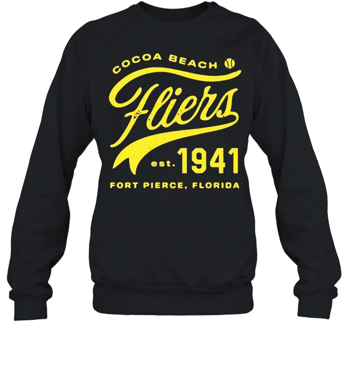 Cocoa beach fliers est 1941 shirt Unisex Sweatshirt