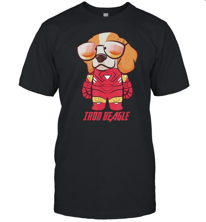 Colorful Iron Beagle Cute Puppy Beagle Dog Lovers Owners shirt Classic Men's T-shirt