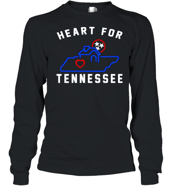 Heart For Tennessee t-shirt Long Sleeved T-shirt