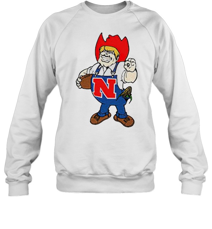 Herbie Husker Nebraska Cornhuskers Mascot logo shirt Unisex Sweatshirt