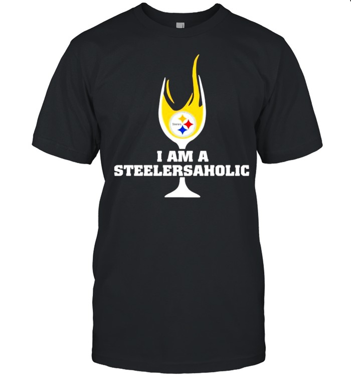 I am a Steelers Aholic wine shirt Classic Men's T-shirt