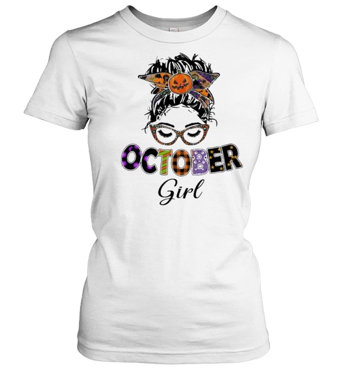 t shirt october girl