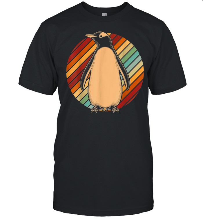 Retro Cute Antarctic Animal Zoo Keeper Penguin shirt Classic Men's T-shirt