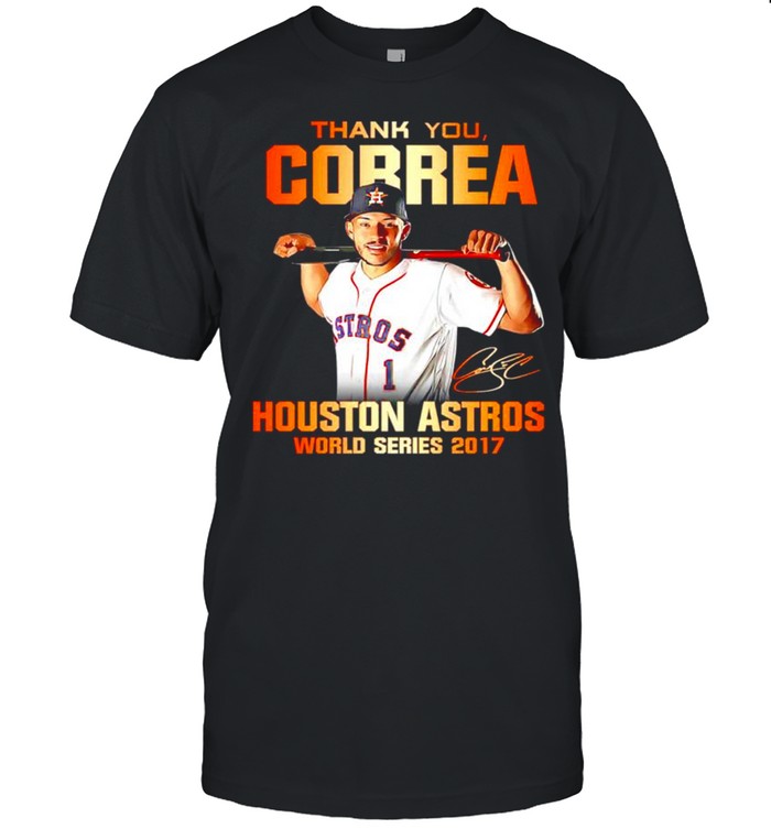 Thank you Correa Houston Astros world series 2017 signature shirt Classic Men's T-shirt