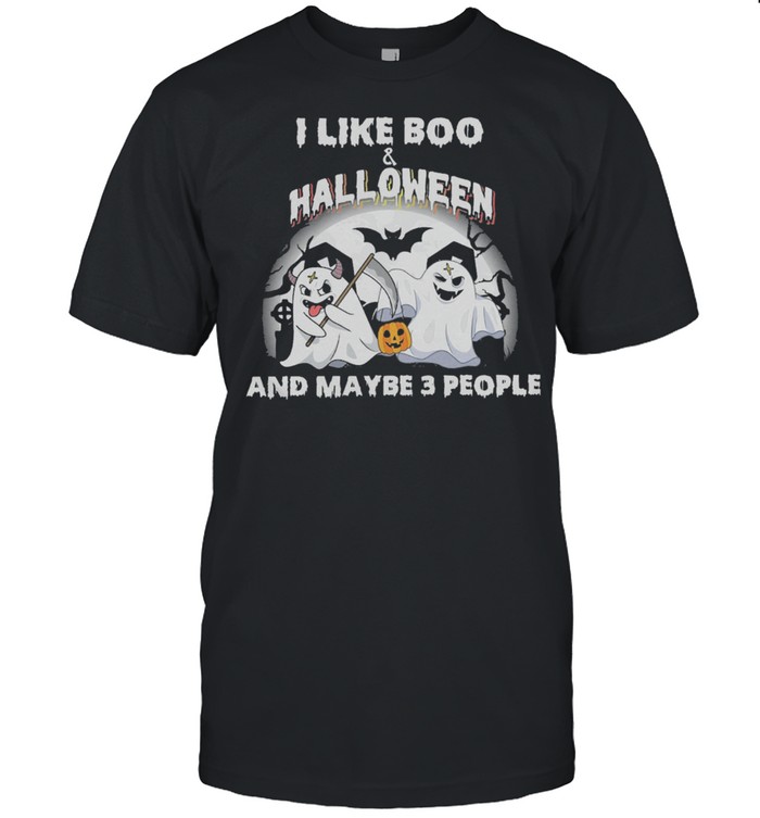 I like Boo and Halloween and maybe 3 people shirt Classic Men's T-shirt