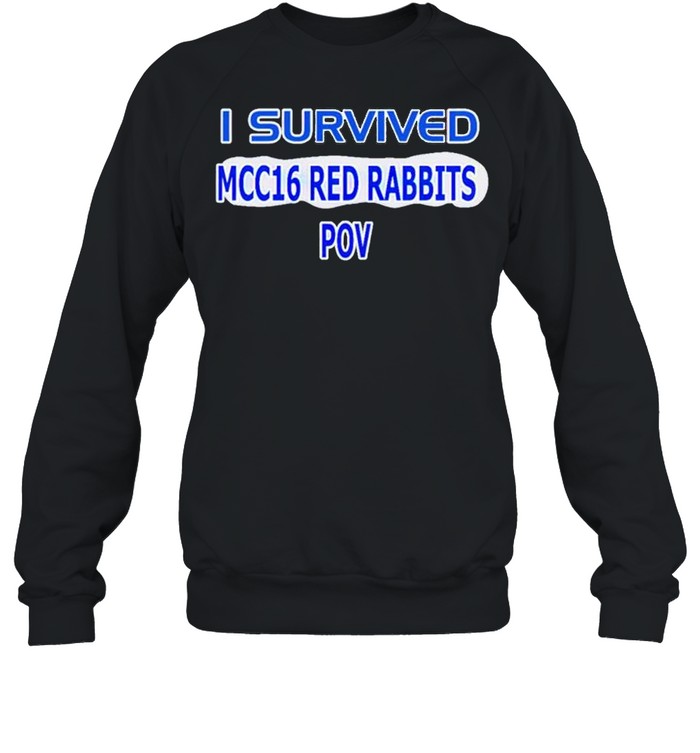 I survived Mcc 16 Red Rabbits Pov shirt Unisex Sweatshirt