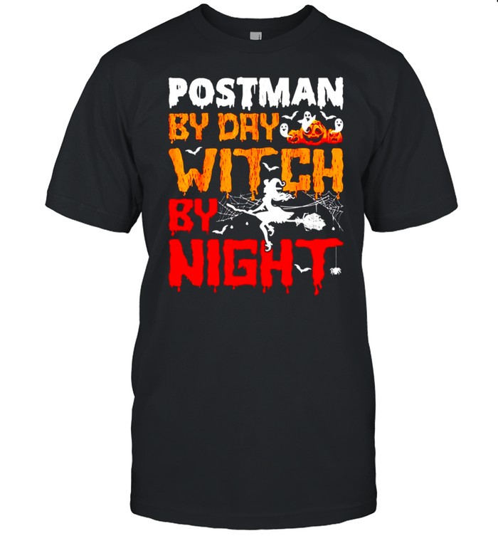 Postman by day witch by night Halloween shirt Classic Men's T-shirt