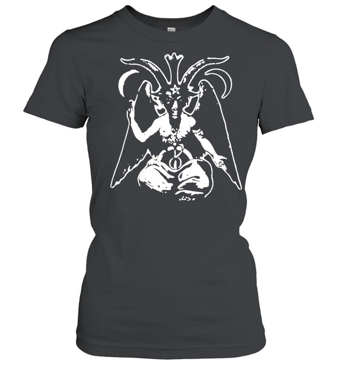 baphomet black shirt Classic Women's T-shirt