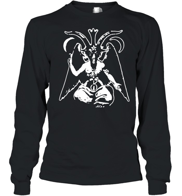 baphomet black shirt Long Sleeved T-shirt