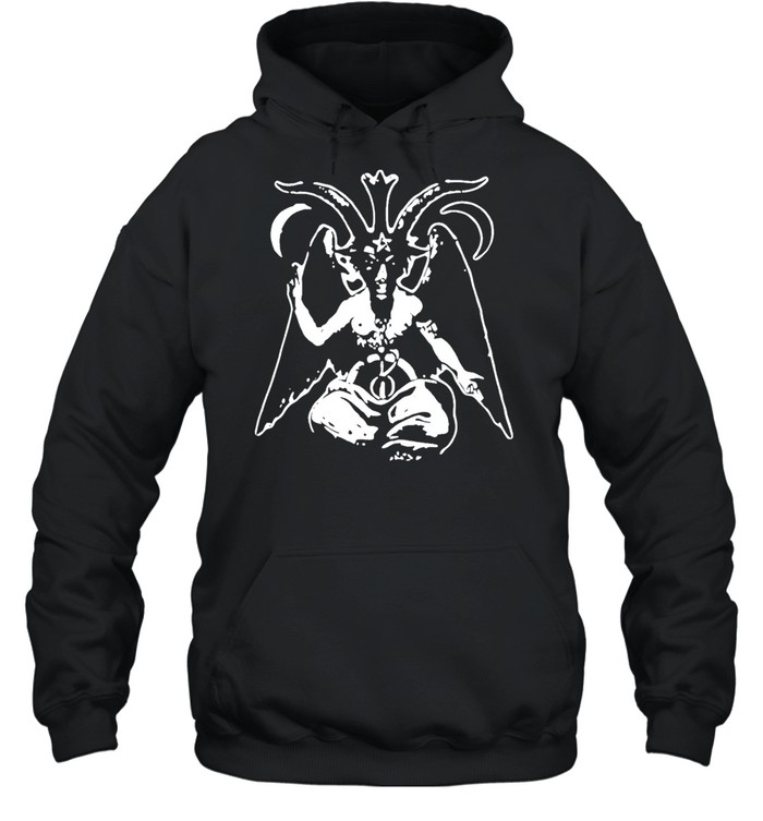 baphomet black shirt Unisex Hoodie