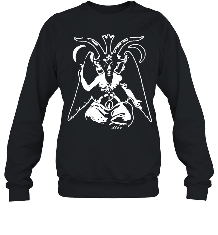 baphomet black shirt Unisex Sweatshirt