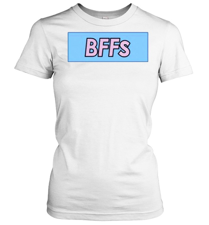 bffs box logo bffs with dave portnoy and josh richards shirt Classic Women's T-shirt