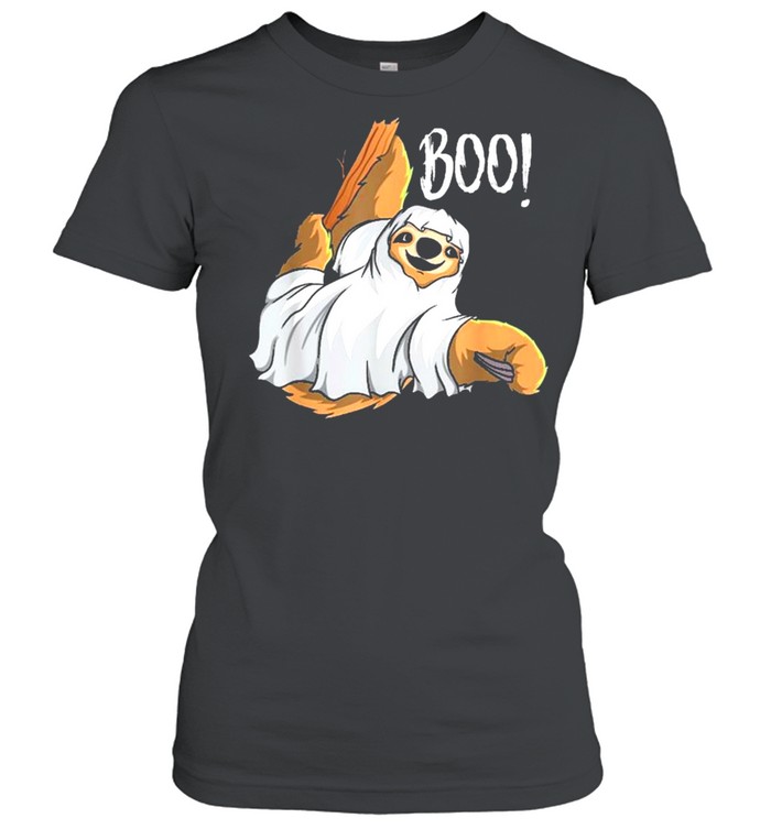 Boo Hanging Sloth Happy Halloween shirt Classic Women's T-shirt