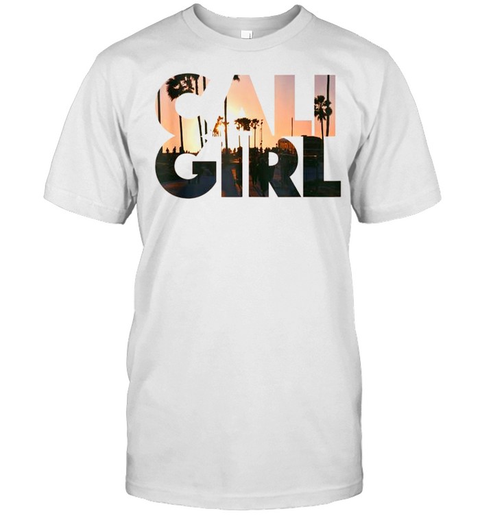 Cali Girl I Love California Palm Tree Sunset shirt Classic Men's T-shirt