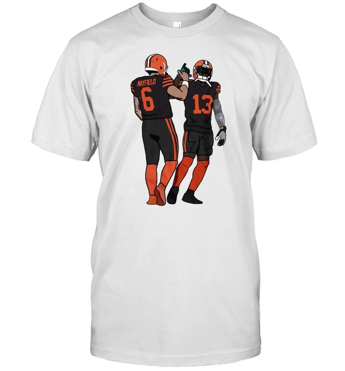 Cleveland Browns Baker Mayfield And Odell Beckham Jr Best Friends Shirt