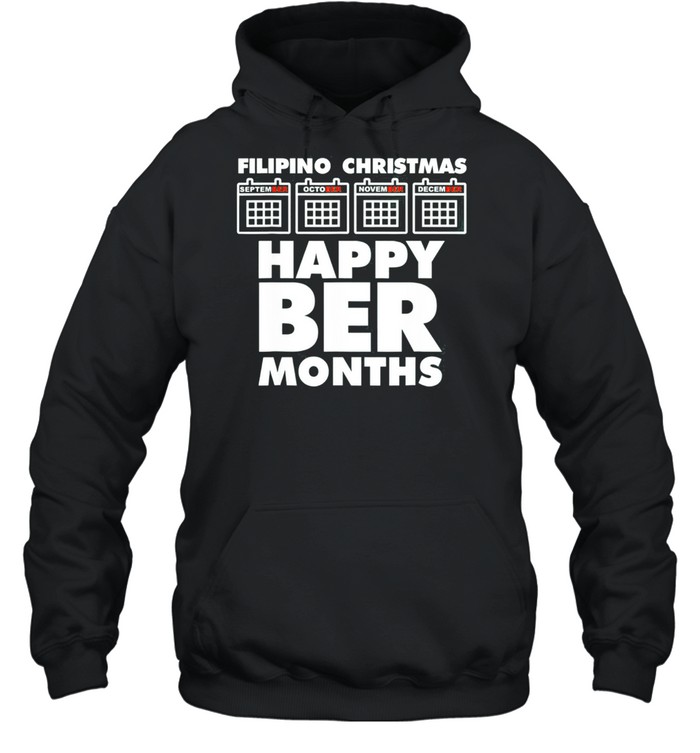 Filipino Christmas Happy Beer Months shirt Unisex Hoodie