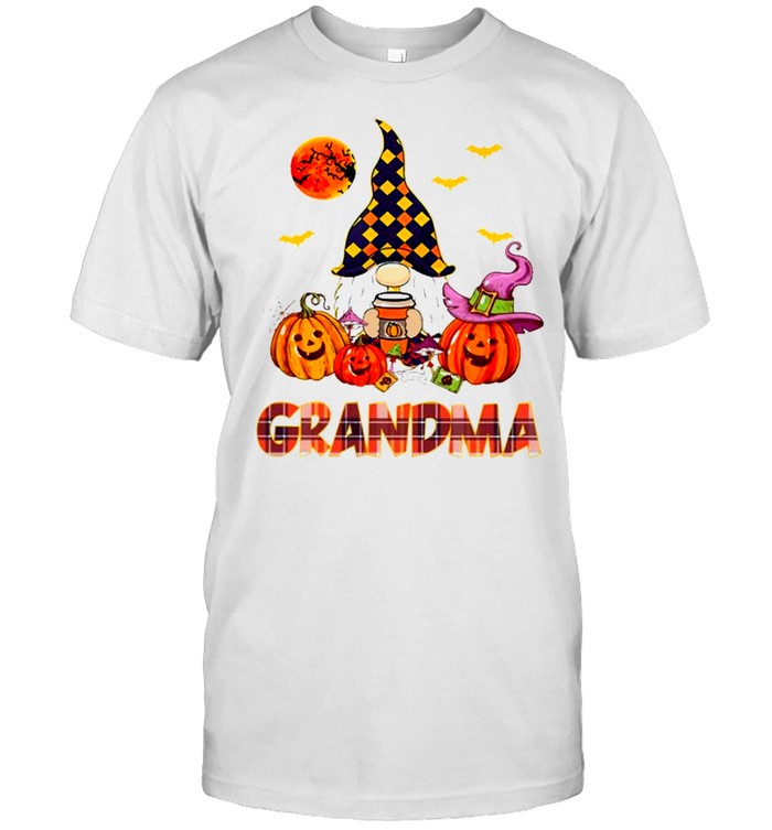 Grandma Gnome And Pumpkin Happy Halloween shirt Classic Men's T-shirt