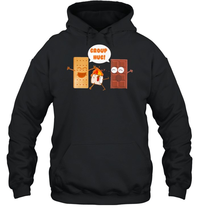 hocolate Marshmallow Camping Smores shirt Unisex Hoodie