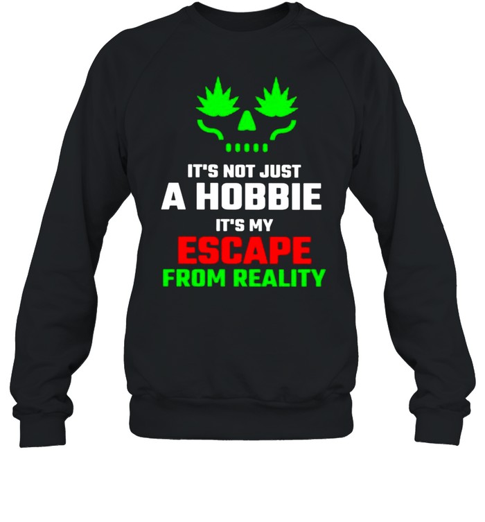 It’s not just a hobbie it’s my escape from reality shirt Unisex Sweatshirt