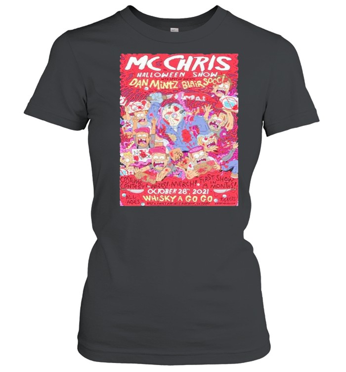 Mc Chris Halloween show Dan Mintz blair socci shirt Classic Women's T-shirt