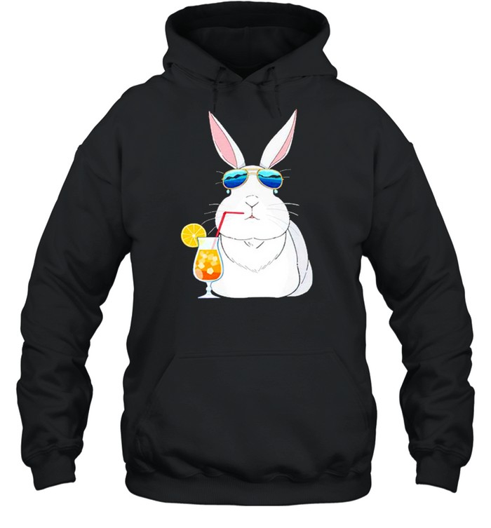 Rabbit summer vacation shirt Unisex Hoodie