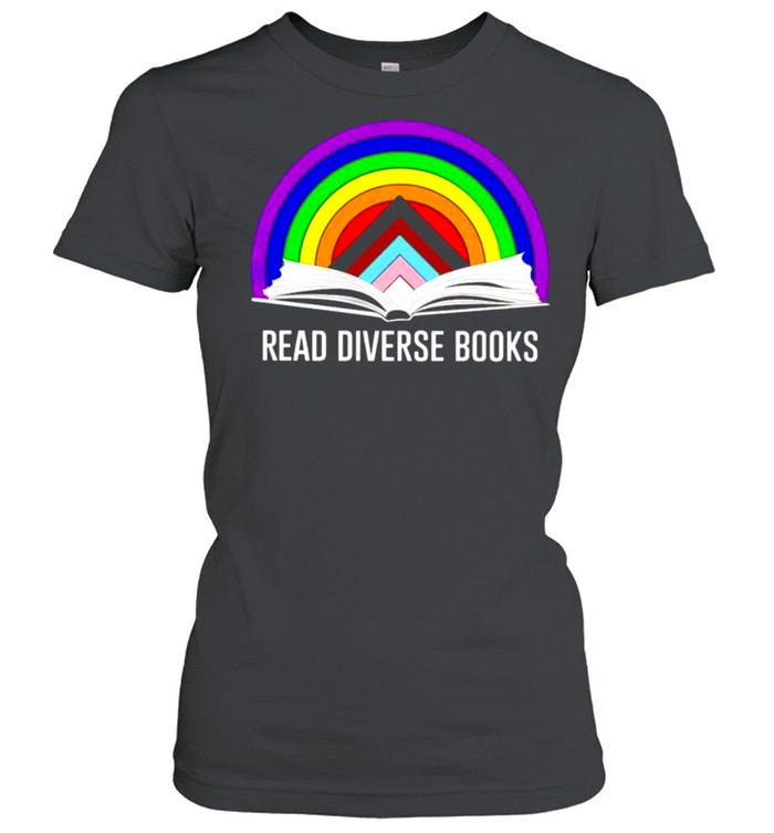 Rainbow read diverse books shirt Classic Women's T-shirt