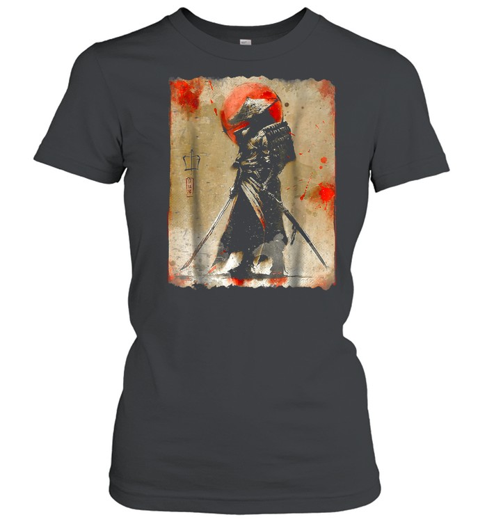 Samurai Japanese Retro Art Print Bushido shirt Classic Women's T-shirt