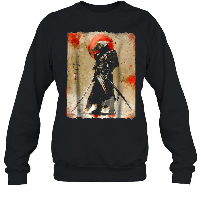 Samurai Japanese Retro Art Print Bushido shirt Unisex Sweatshirt