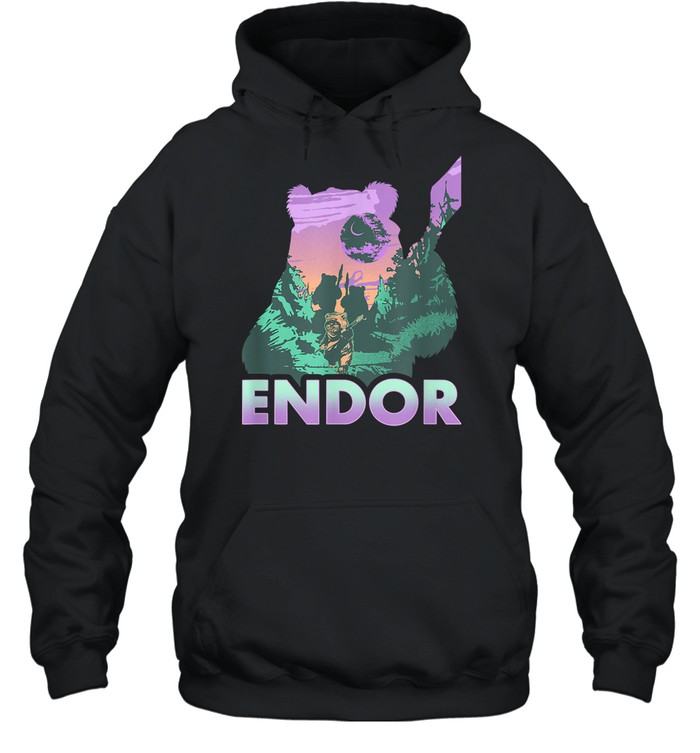 Star Wars Endor Ewok Fill shirt Unisex Hoodie