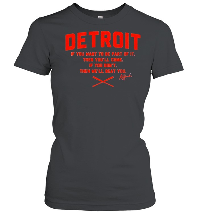 aJ Hinch Detroit shirt Classic Women's T-shirt