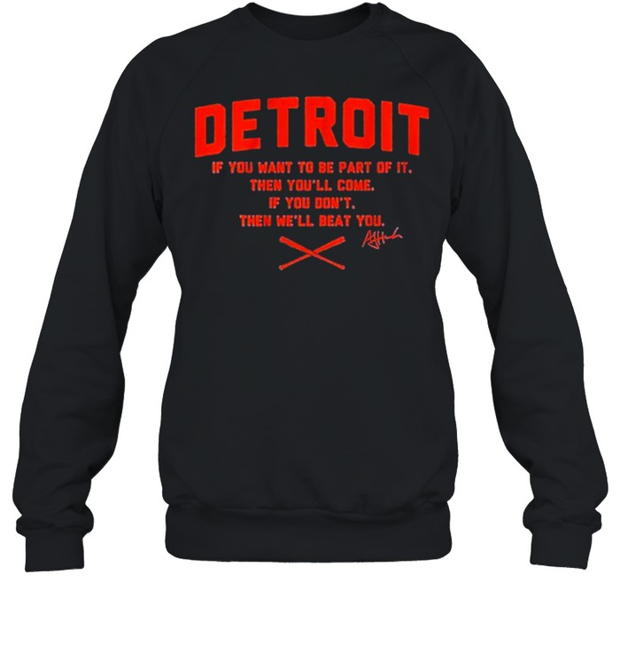 aJ Hinch Detroit shirt Unisex Sweatshirt