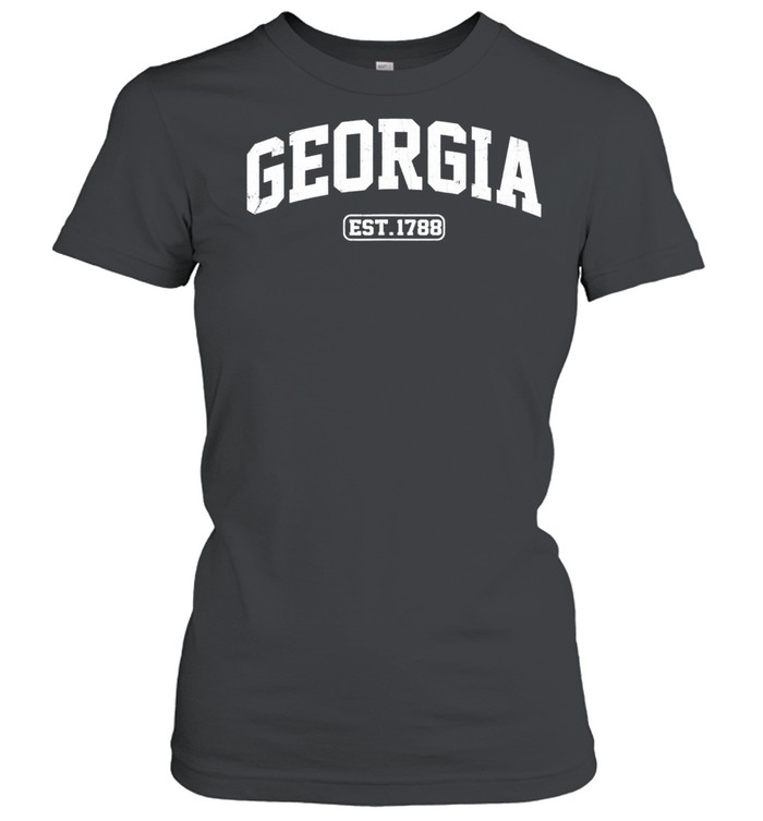 Georgia Vintage State Athletic Style shirt Classic Women's T-shirt