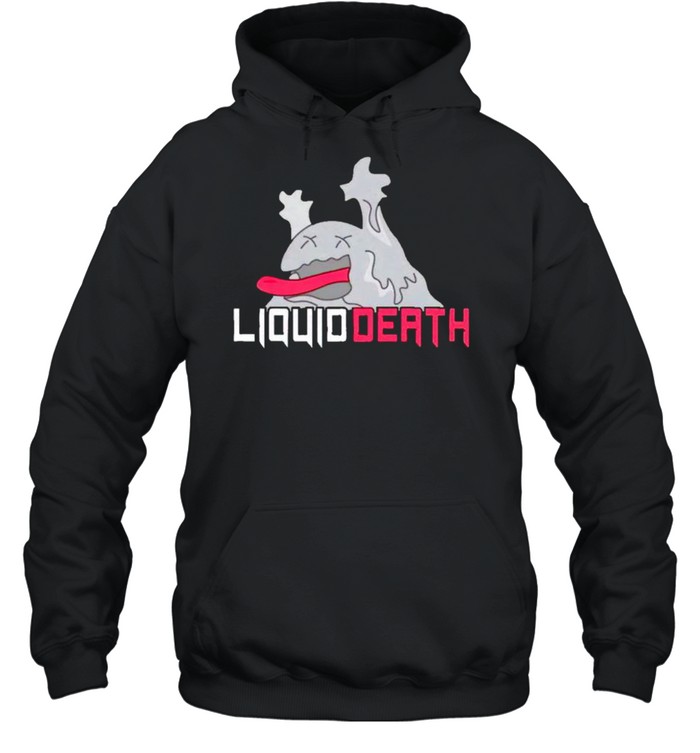 Ghost liquid death shirt Unisex Hoodie