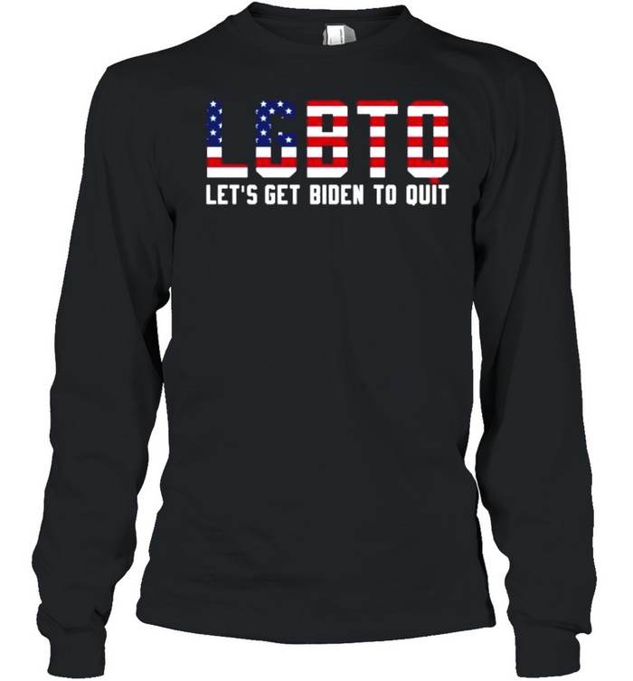 LGBTQ Let_s Biden To Quit Long Sleeved T-shirt